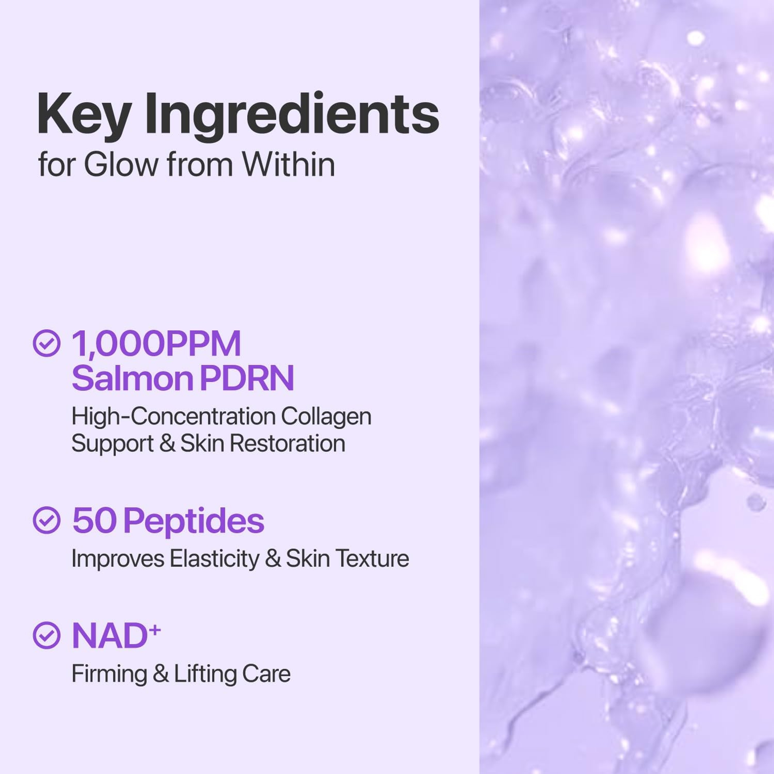 Numbuzin No.9 NAD+ PDRN Glow Boosting Toner - Hydrating & Firming Toner for Wrinkles & Dull Skin 5.07 fl.oz 4