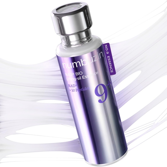 Numbuzin No.9 NAD+ Lifting Essence - 50 Peptide Serum for Sagging Skin, Fine Lines 1.69 fl.oz