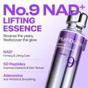 Numbuzin No.9 NAD+ Lifting Essence - 50 Peptide Serum for Sagging Skin, Fine Lines 1.69 fl.oz 2