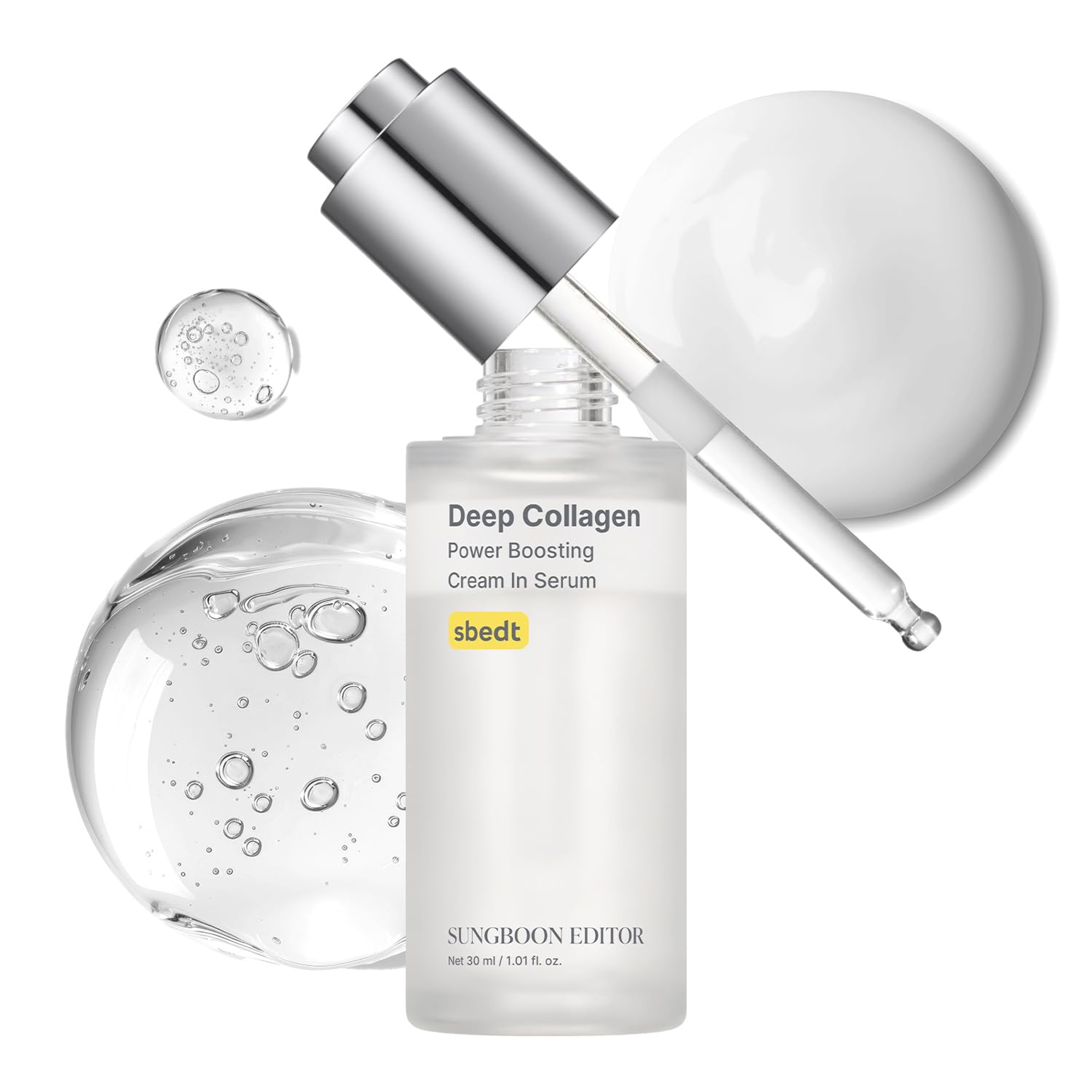 Sungboon Editor Deep Collagen Power Boosting Cream In Serum 1.01 fl.oz - Hydrating & Smoothing Face Serum 1