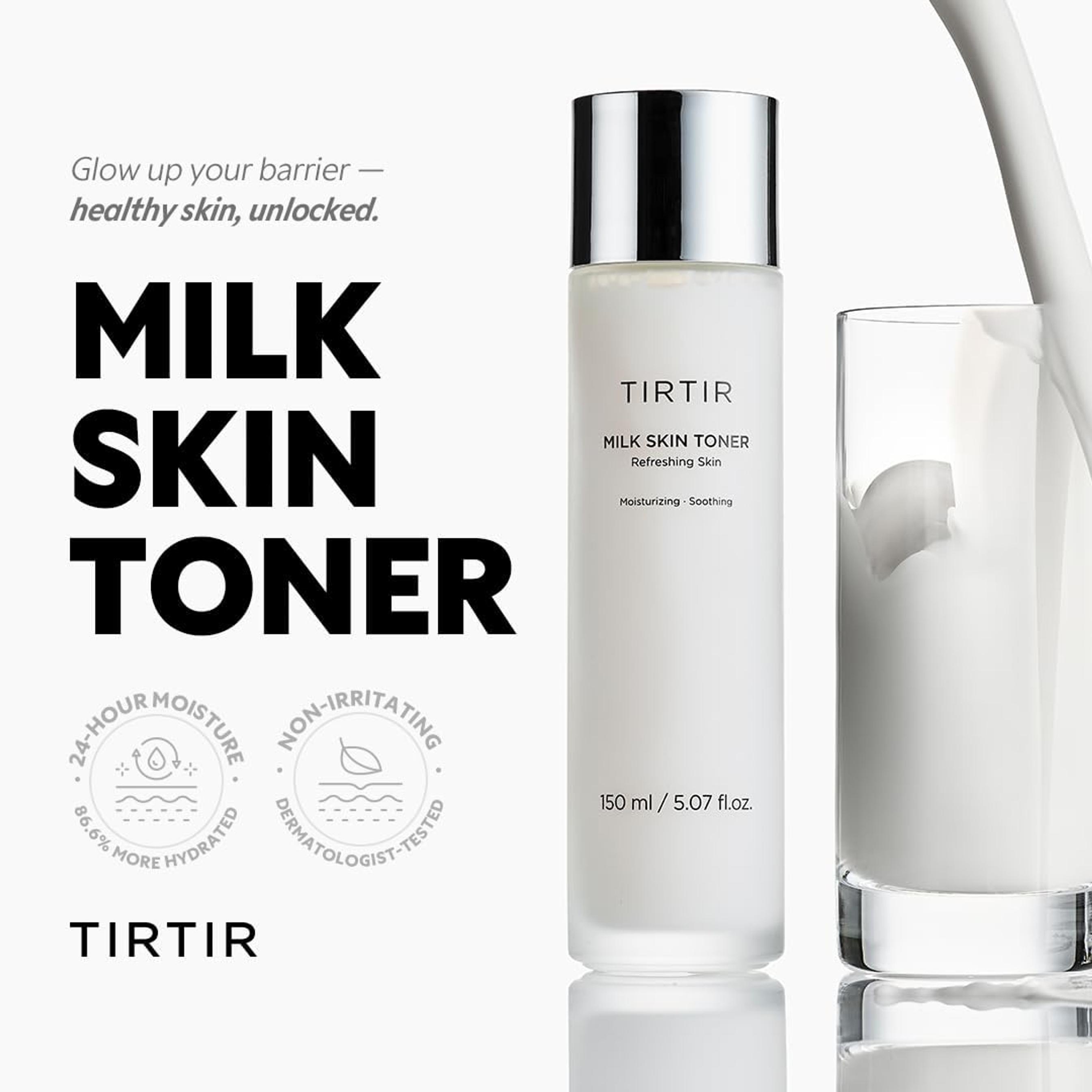 Tirtir Milk Skin Toner 5.07 fl.oz - Deep Moisturizing, Hydrating Toner for Face 3