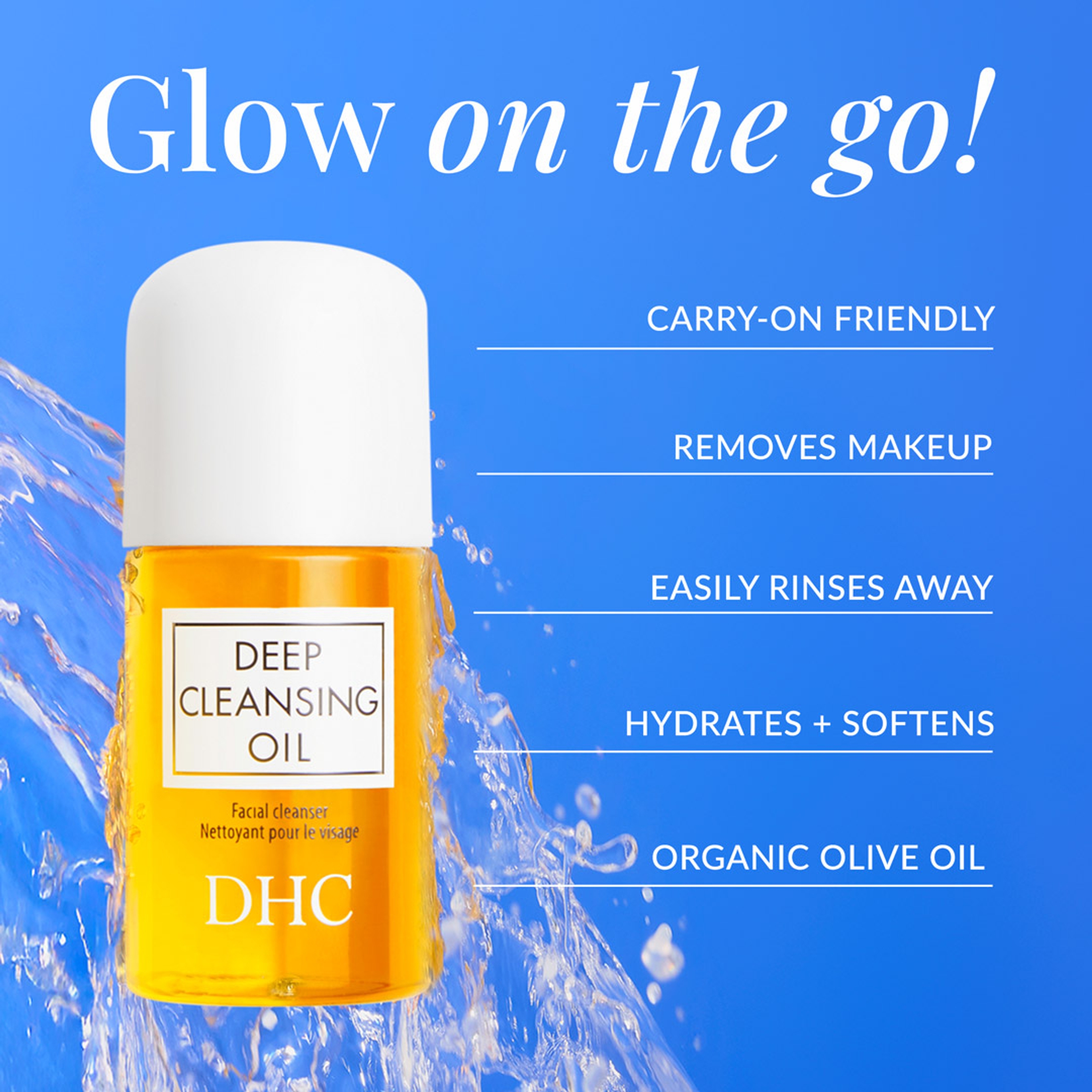 DHC Deep Cleansing Oil - Makeup Remover Cleanses without Clogging Pores 1 fl.oz 3