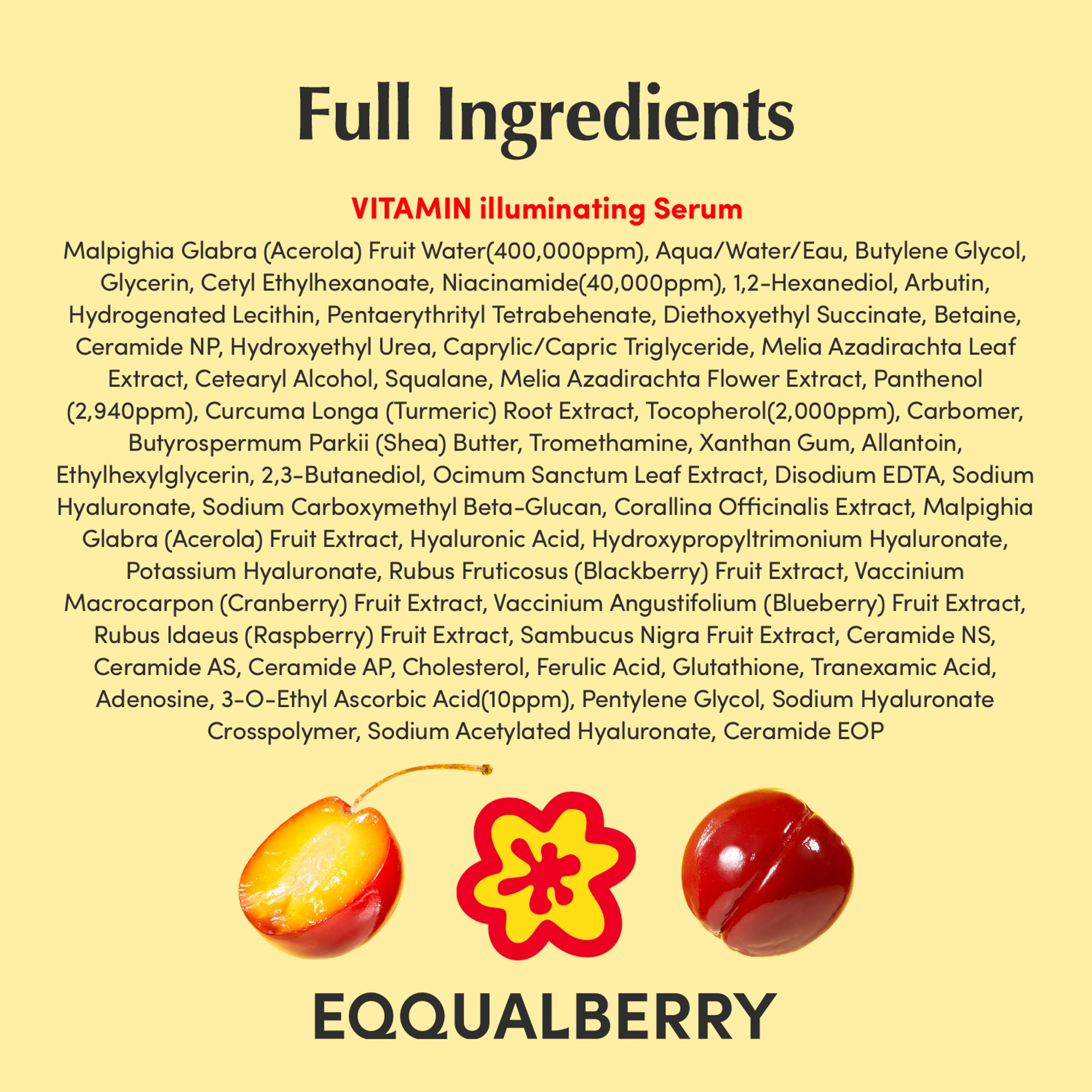 Eqqualberry Vitamin Illuminating Serum 1.01 fl.oz - Brightening Vitamin C Serum for Dark Spot & Uneven Skin 8