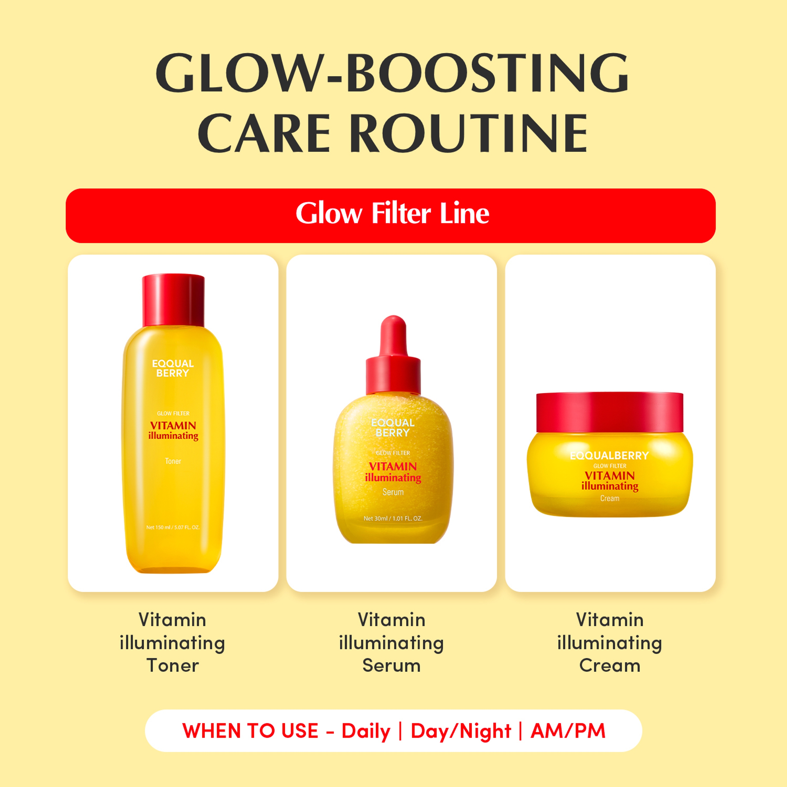 Eqqualberry Vitamin Illuminating Cream 1.69 fl.oz - Glowy, Lightweight Hydration Cream for Dark Spots 5