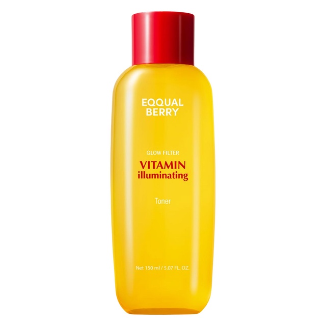 Eqqualberry Vitamin Illuminating Toner 5.07 fl.oz - Gentle Daily Exfoliating, Skin-Prep Hydration for Glowy Skin — Instore only