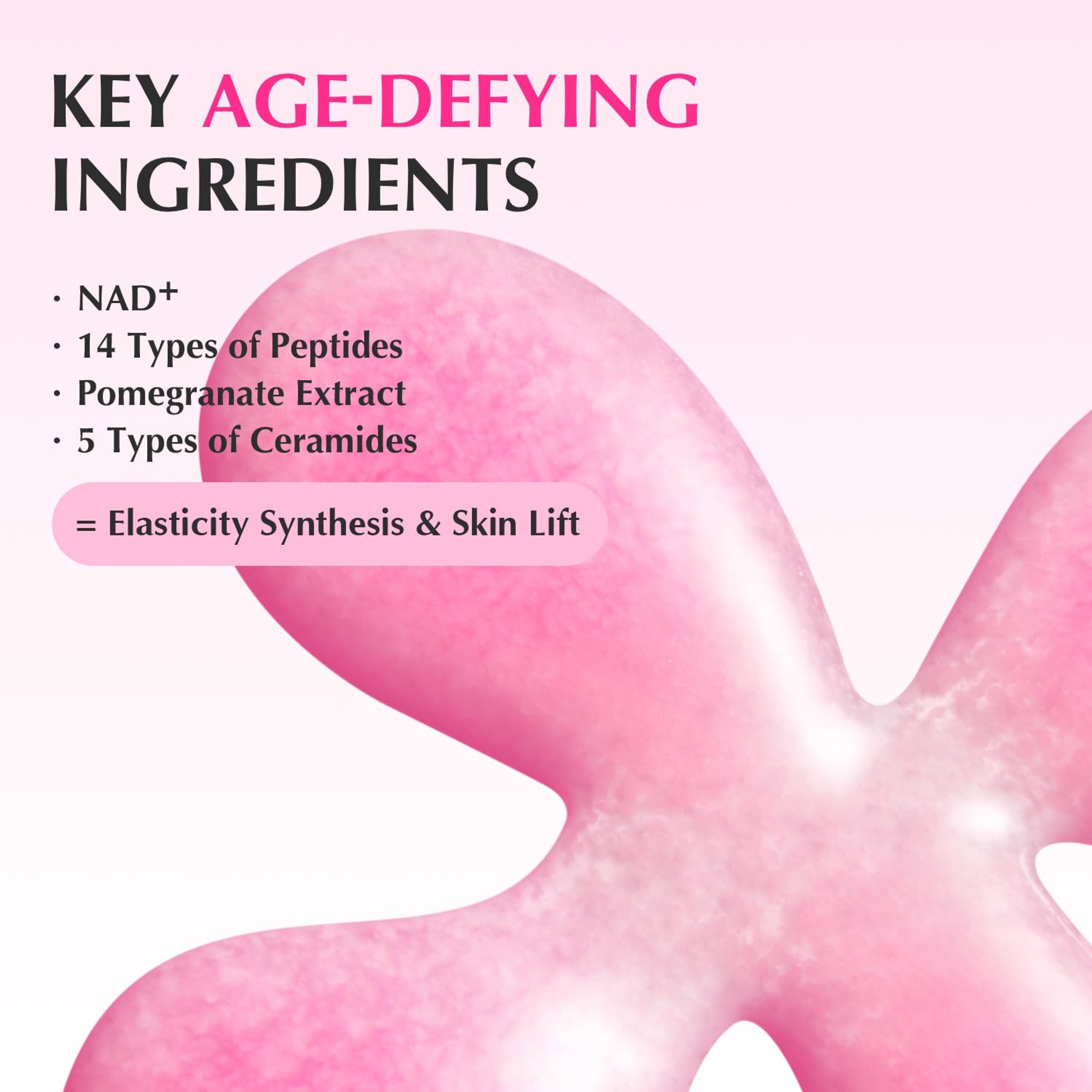 Eqqualberry NAD+ Peptide Boosting Serum 1.01 fl.oz - 14 Peptide Serum for Anti-Aging, Firming & Lifting 3
