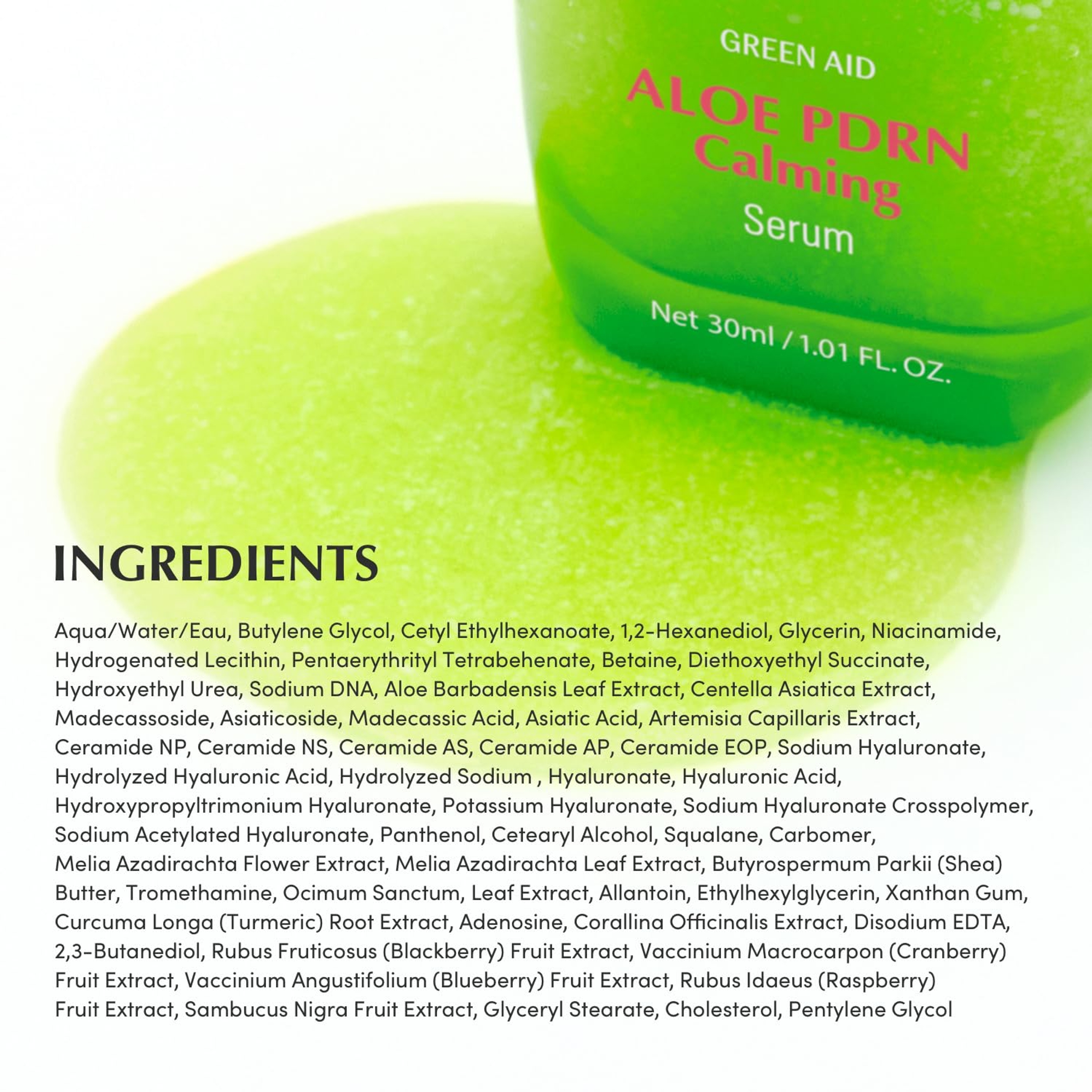 Eqqualberry Aloe PDRN Calming Serum - Cica & Aloe Soothing Serum for Sensitive Skin 1.01 fl.oz 8