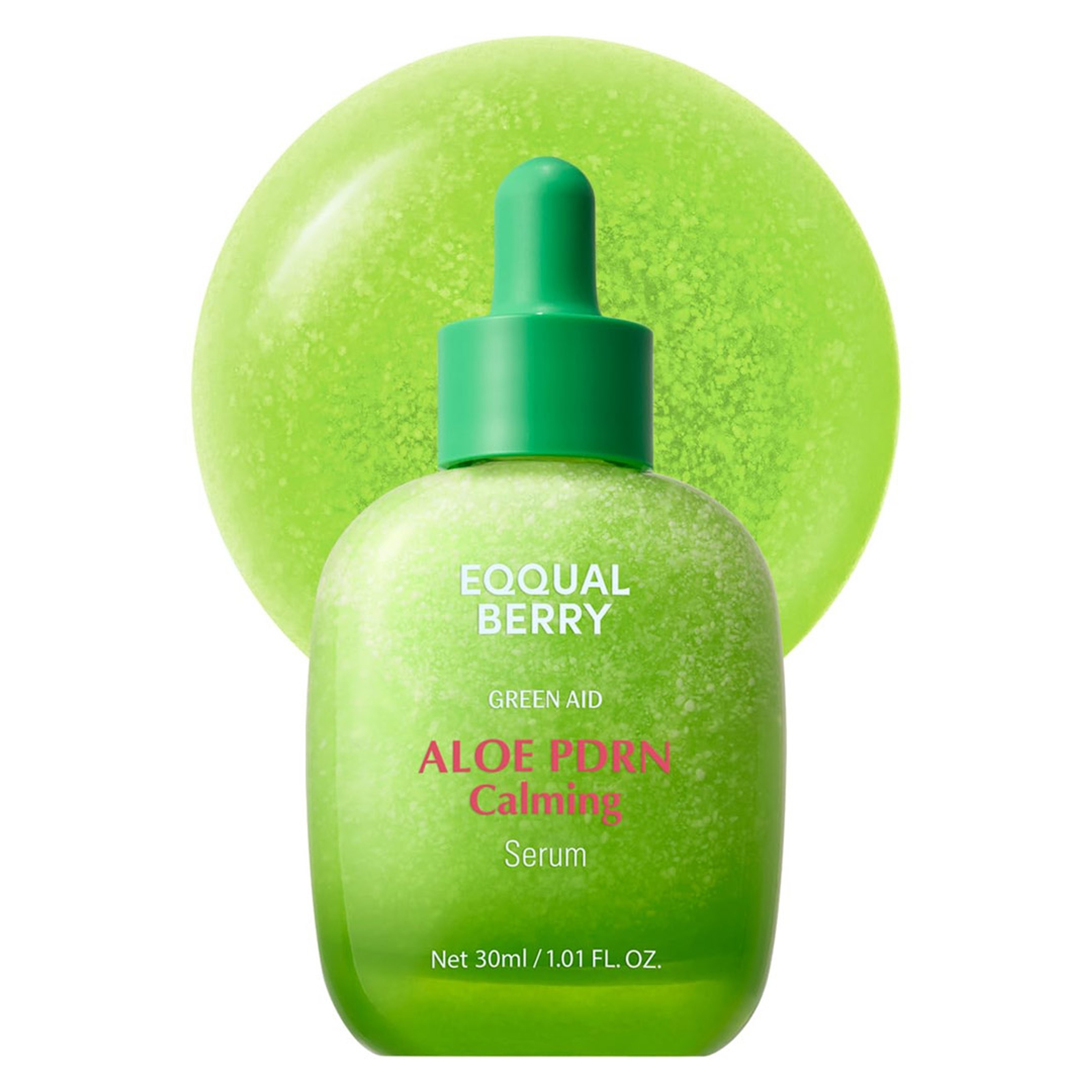 Eqqualberry Aloe PDRN Calming Serum 1.01 fl.oz - Cica & Aloe Soothing Serum for Sensitive Skin 1