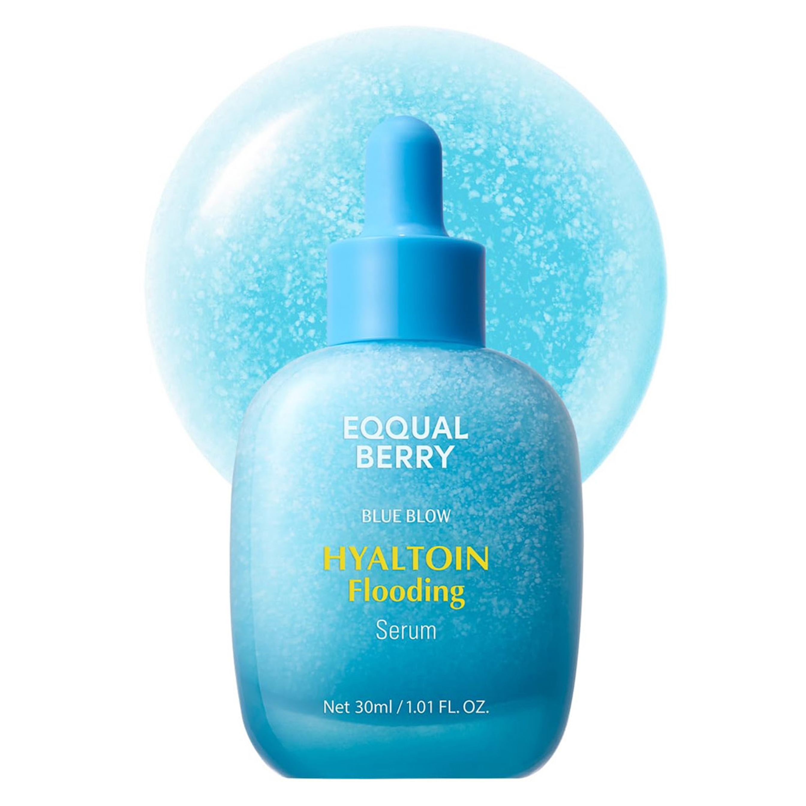Eqqualberry Hyaltoin Flooding Serum 1.01 fl.oz - Deep Hydrating Cooling Care Serum for Face & Redness Relief 1