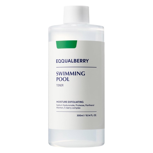 Eqqualberry Swimming Pool Toner 10.14 fl.oz - Daily Exfoliating & Deep Hydration Toner for Sensitive Skin — Instore only