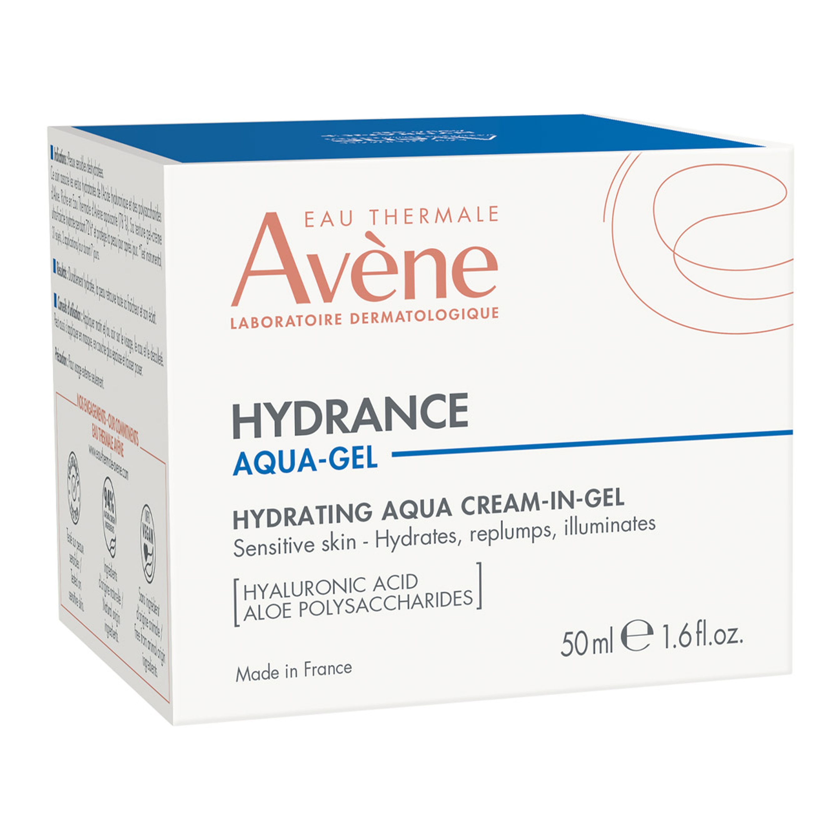 Avène Hydrance Aqua-Gel 1.6 fl.oz - Hydrating Aqua Gel-Cream 24 Hour Hydration for All Skin Types 8