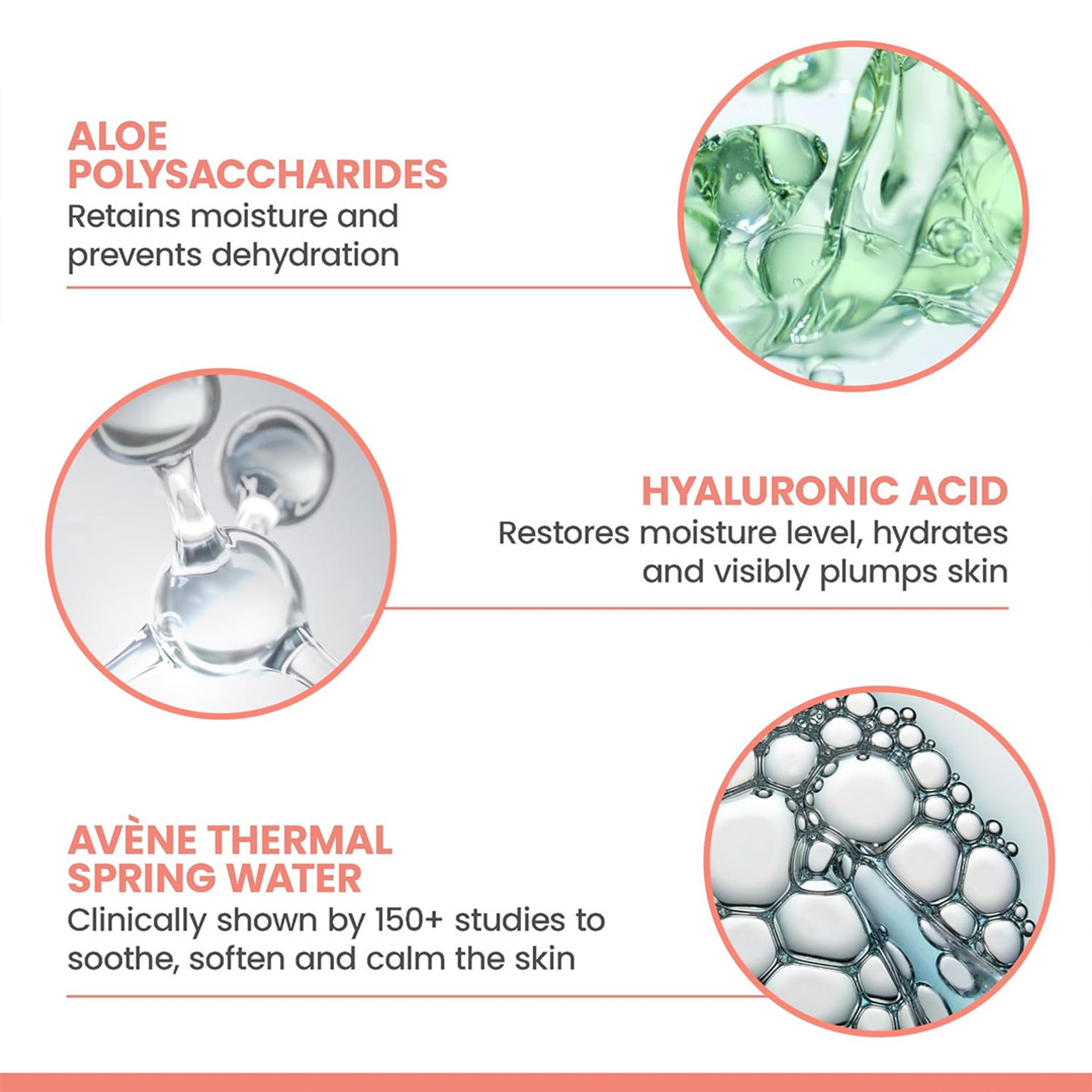 Avène Hydrance Aqua-Gel 1.6 fl.oz - Hydrating Aqua Gel-Cream 24 Hour Hydration for All Skin Types 3