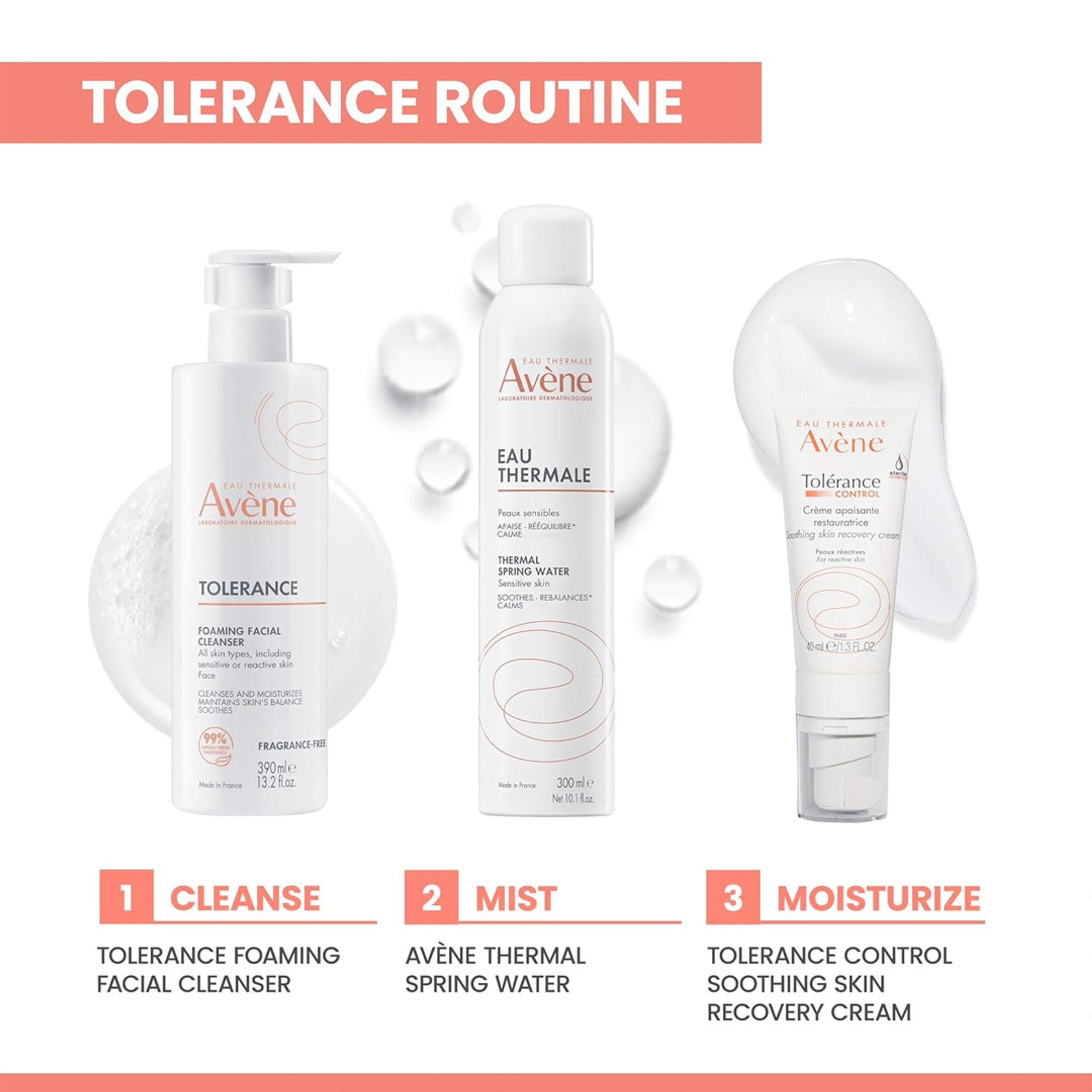 Avène Tolerance Foaming Facial Cleanser 13.2 fl.oz - Daily Use Face Wash for All Skin Types including Sensitive Skin 7