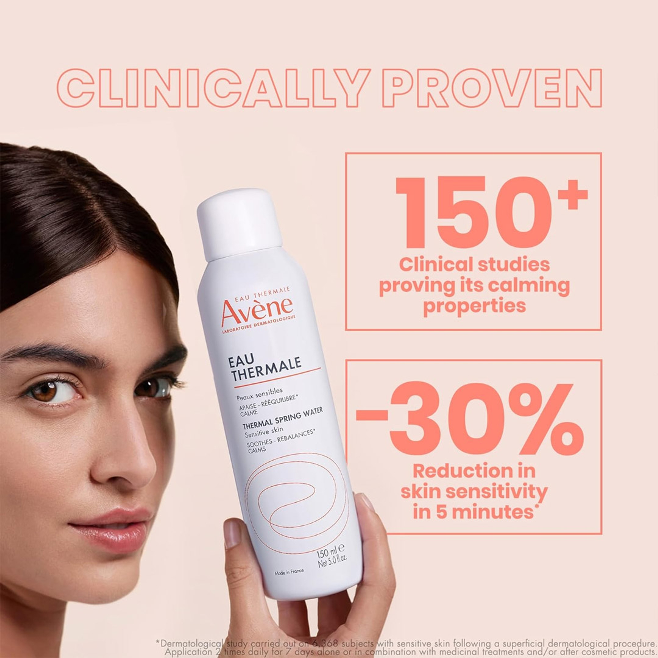 Avène Thermal Spring Water Spray 5 fl.oz - Soothing Calming Facial Mist Spray for Sensitive Skin 5