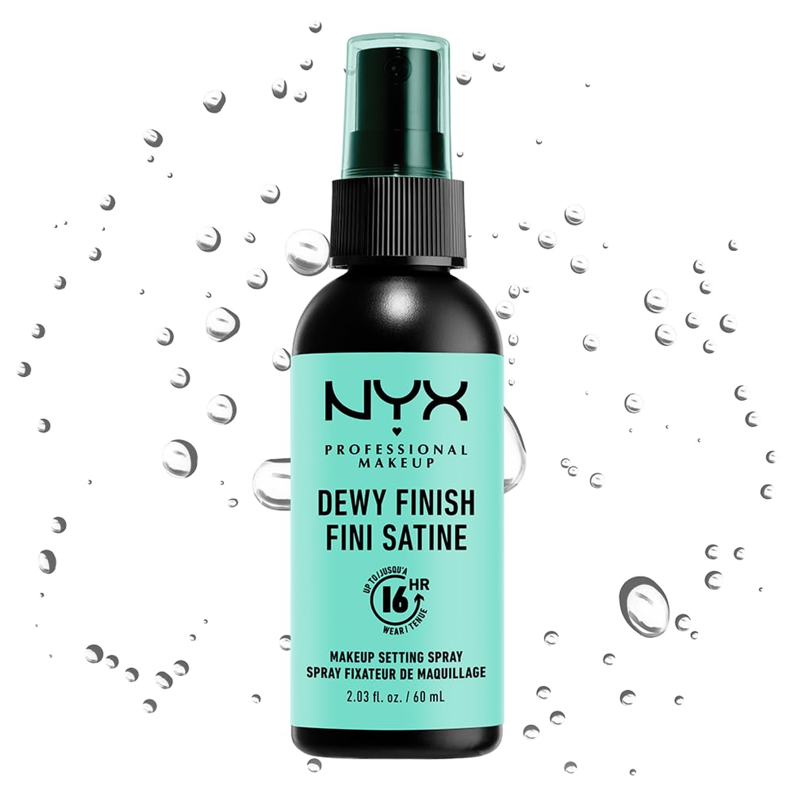 NYX Professional Makeup Dewy Finish Makeup Setting Spray 2.03 fl.oz - Long-Lasting Face Mist for Up to 16HR Wear 8