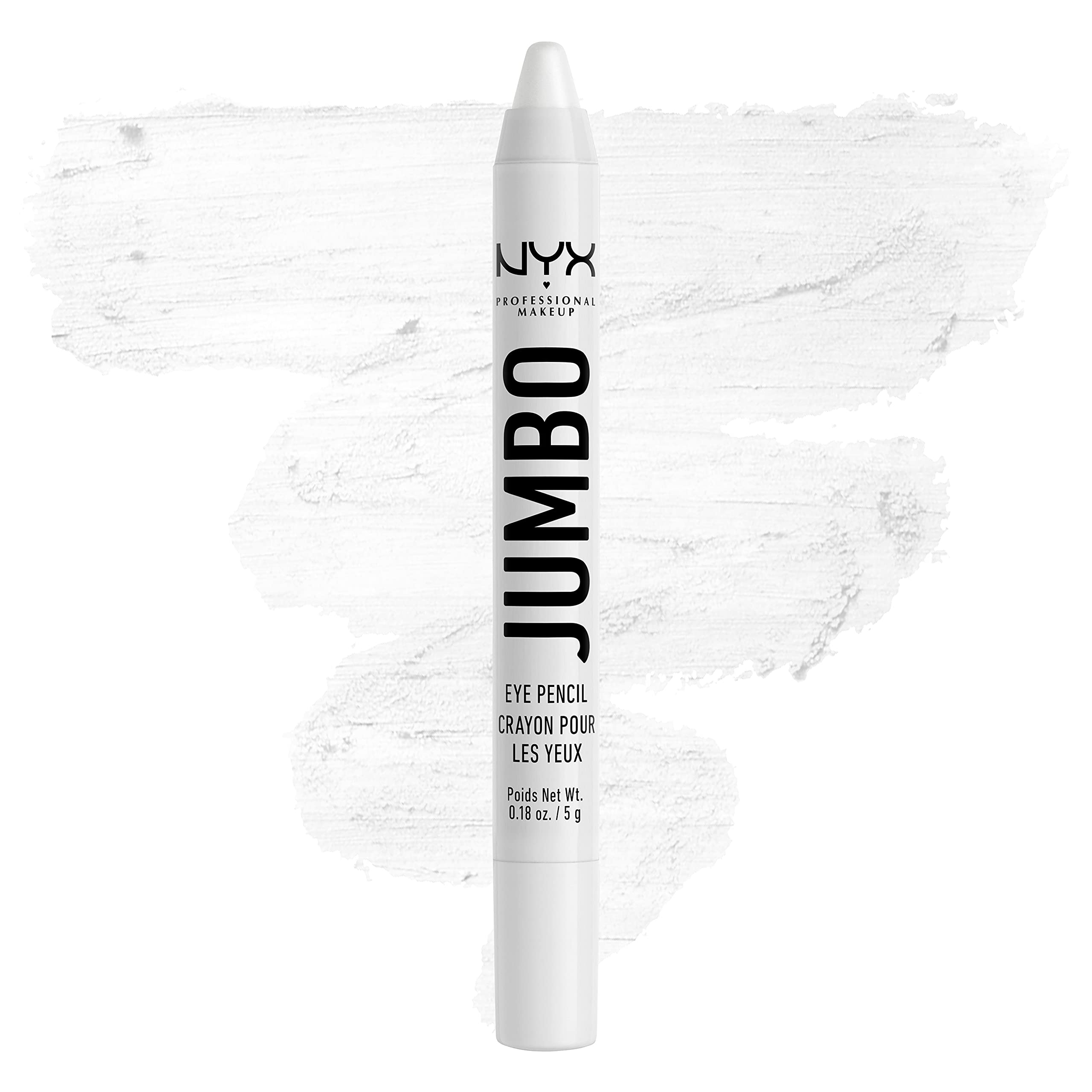 NYX Professional Makeup Jumbo Eye Pencil, Milk, 0.18 oz - Blendable Eyeshadow Stick & Eyeliner Pencil 1
