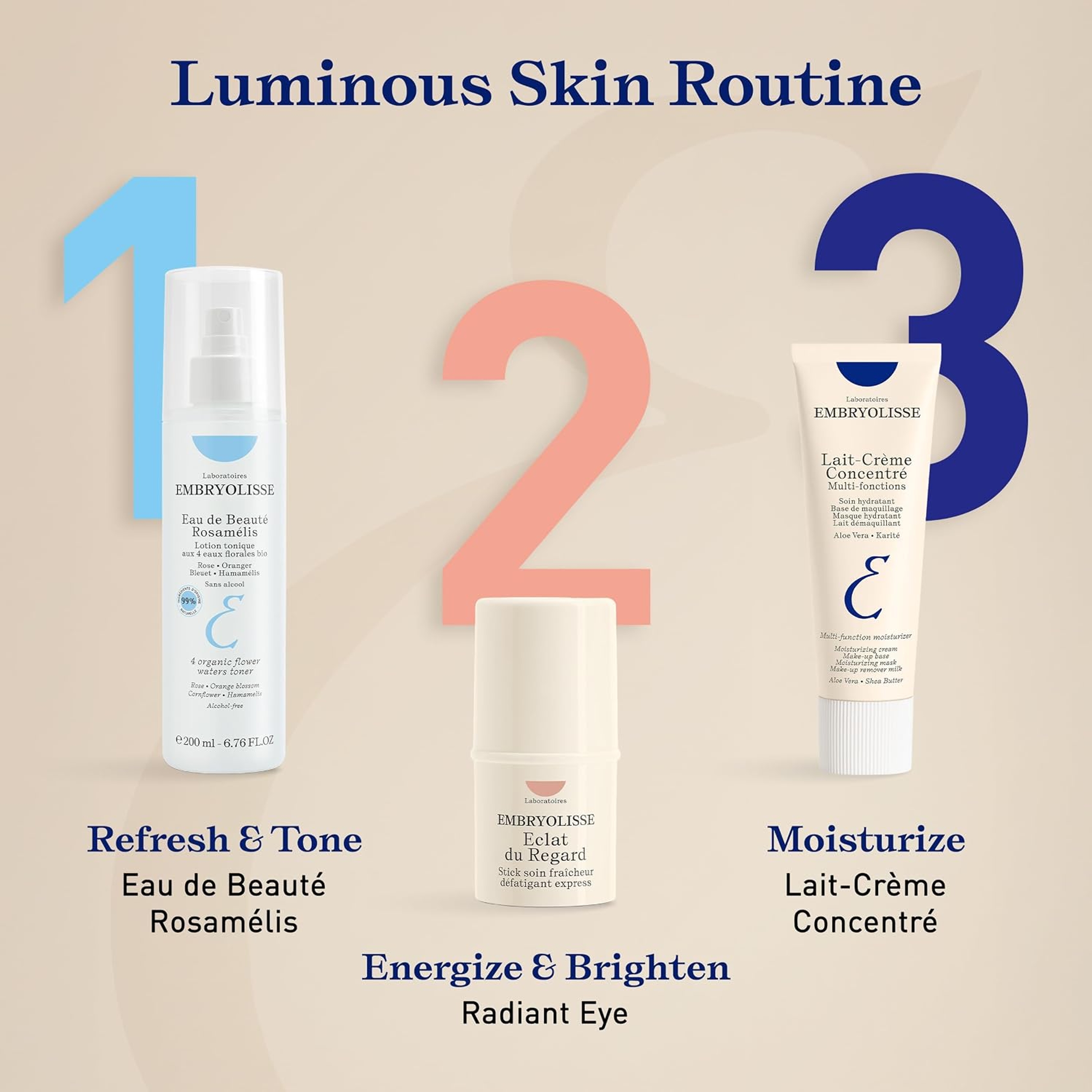 Embryolisse Lait-Crème Concentré 2.54 fl.oz - Face Moisturizer and Makeup Primer with Shea Butter & Aloe 8