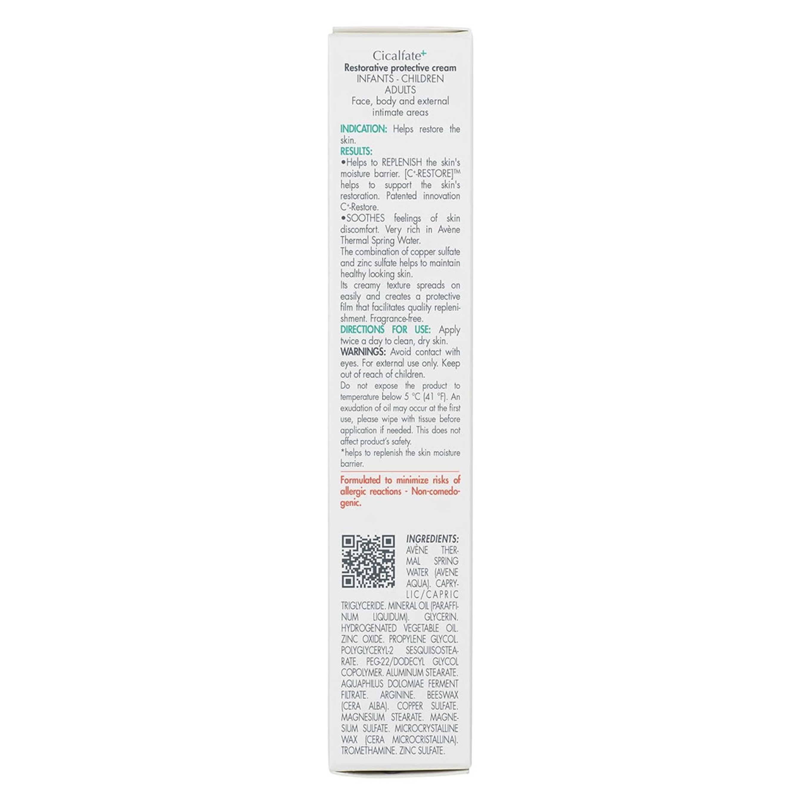 Avène Cicalfate+ Restorative Protective Cream 1.3 fl.oz - Face Moisturizer, Body Cream for Sensitive Skin 10