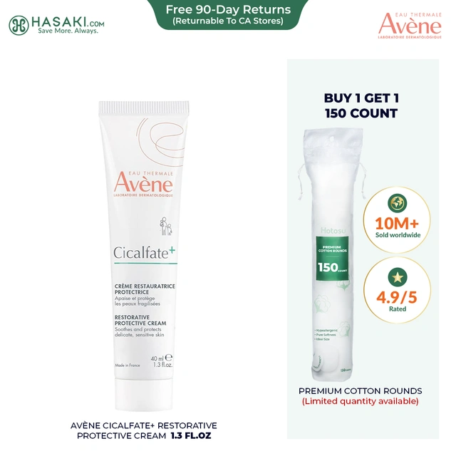 Avène Cicalfate+ Restorative Protective Cream 1.3 fl.oz - Face Moisturizer, Body Cream for Sensitive Skin