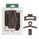 Hotosu Hair Claw Clips, Brown, 3 Count - Strong Hold No Breakage 7