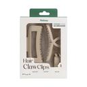 Hotosu Hair Claw Clips, Beige, 3 Count - Strong Hold No Breakage 1