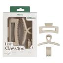 Hotosu Hair Claw Clips, Beige, 3 Count - Strong Hold No Breakage 7