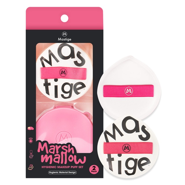 Mastige Marshmallow Hygienic Makeup Puff Set 2-Pack