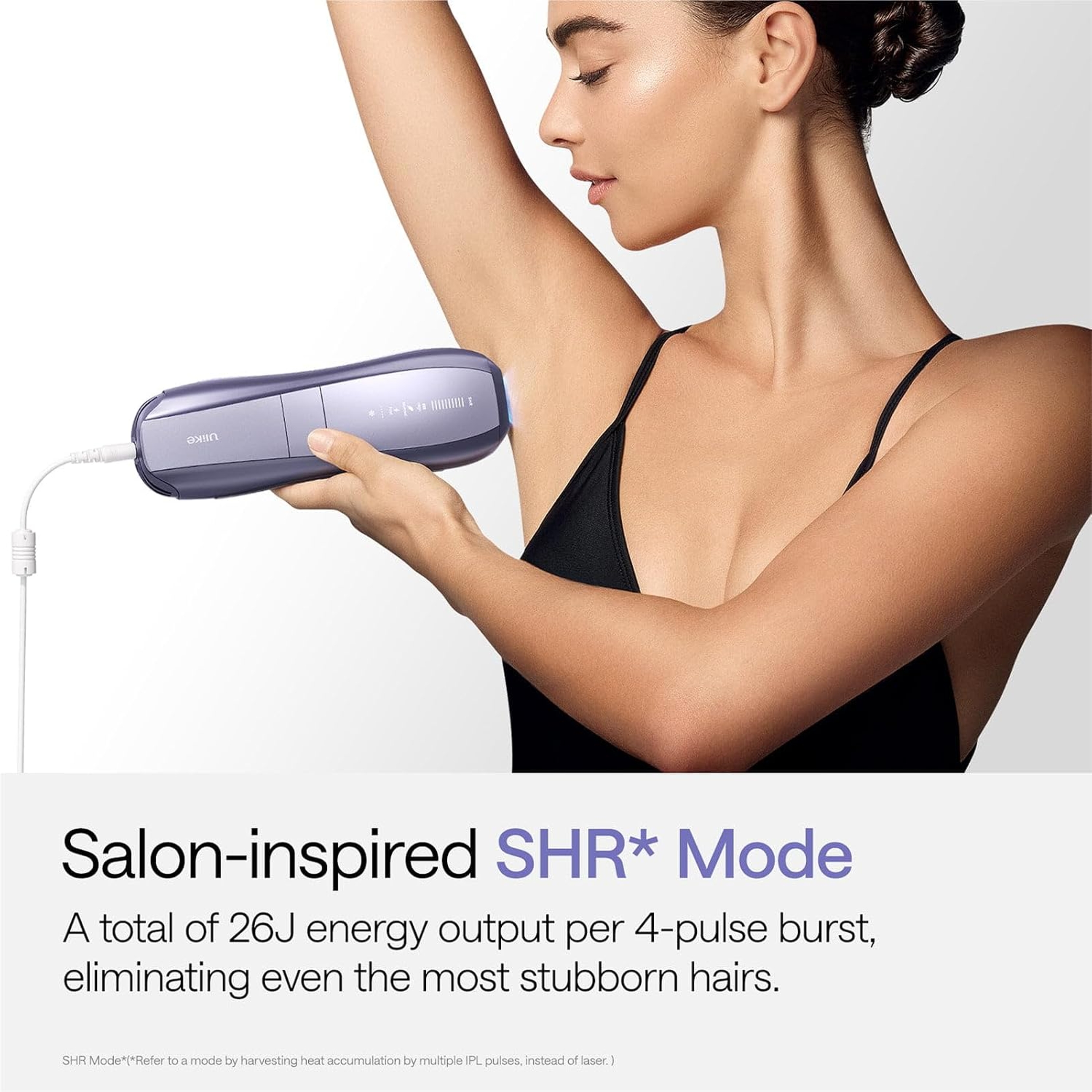 Ulike Air 10 IPL Laser Hair Removal Device, Purple, 1 Count - Ice Cool & Permanent Hair Reduction for Women & Men 5