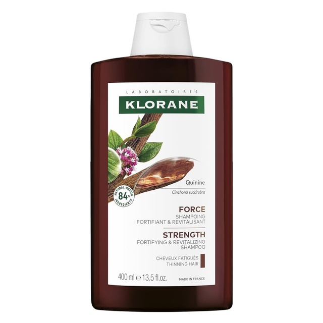 Klorane Strengthening Shampoo with Quinine - Natural Alternative Thickening Shampoo for Hair Thinning 13.5 fl.oz