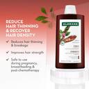 Klorane Strengthening Shampoo with Quinine - Natural Alternative Thickening Shampoo for Hair Thinning 13.5 fl.oz 2