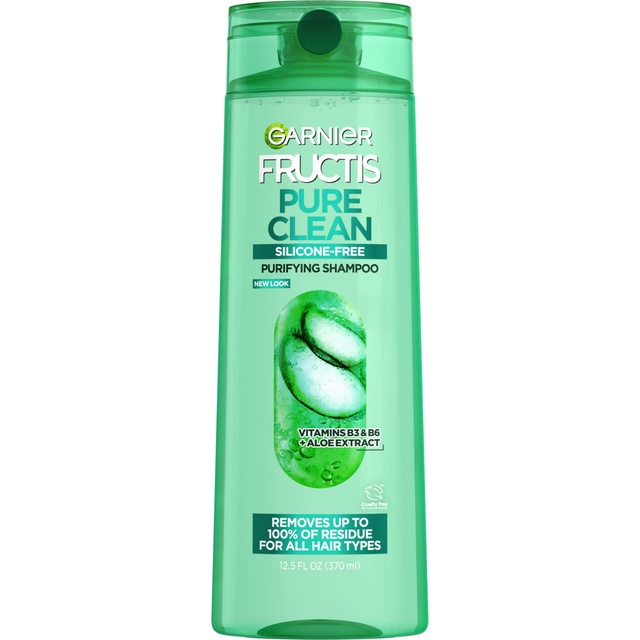 Garnier Fructis Pure Clean Shampoo - Silicone-free Purifying Shampoo for All Hair Types 12.5 fl.oz — Out of stock