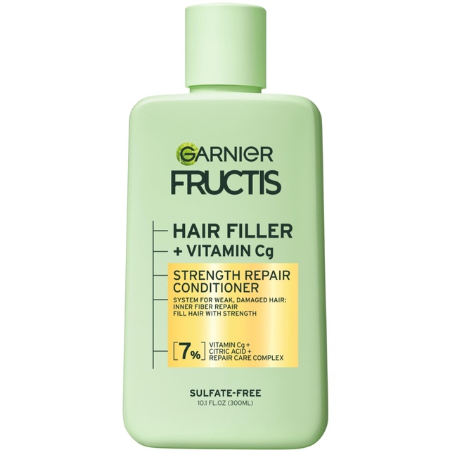 Garnier Fructis Hair Filler + Vitamin Cg Strength Repair Conditioner - Sulfate Free Conditioner for Weak, Damaged Hair 10.1 fl.oz — Out of stock
