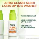 Garnier Fructis Sleek & Stay Heat-Activated Serum - Frizz Control & Heat Protection Serum for Frizzy, Dry Hair 1.7 fl.oz 2