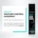 L'Oreal Paris Advanced Hairstyle Lock It Weather Control Hairspray 8.25 fl.oz 2