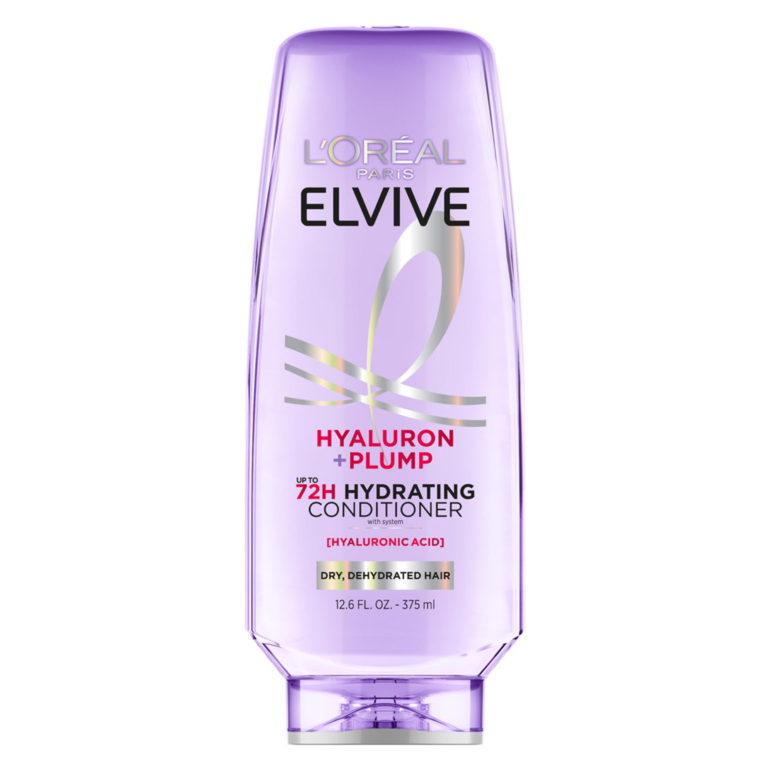 L'Oreal Paris Elvive Hyaluron Plump Hydrating Conditioner 12.6 fl.oz - with Hyaluronic Acid for Dehydrated, Dry Hair 1