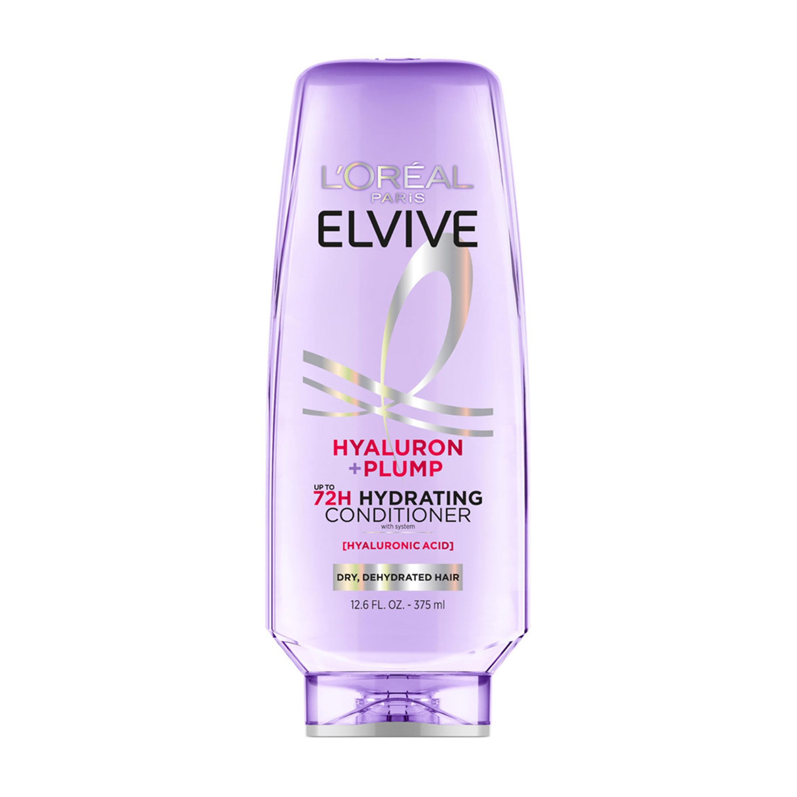 L'Oreal Paris Elvive Hyaluron Plump Hydrating Conditioner 12.6 fl.oz - with Hyaluronic Acid for Dehydrated, Dry Hair 1