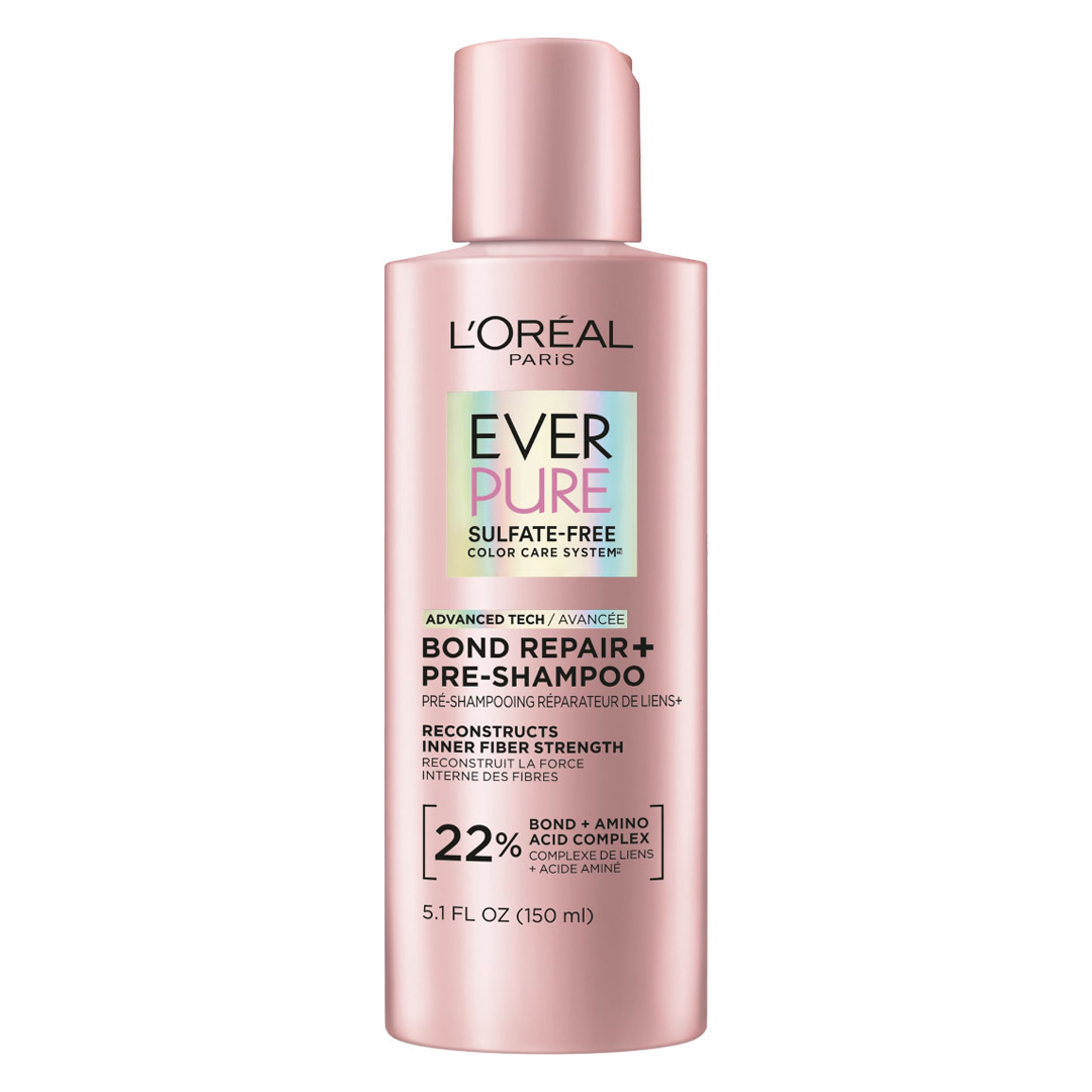 L'Oreal Paris EverPure Bond Repair+ Pre-Shampoo 5.1 fl.oz - Hair Treatment for Color-Treated, Damaged Hair 1