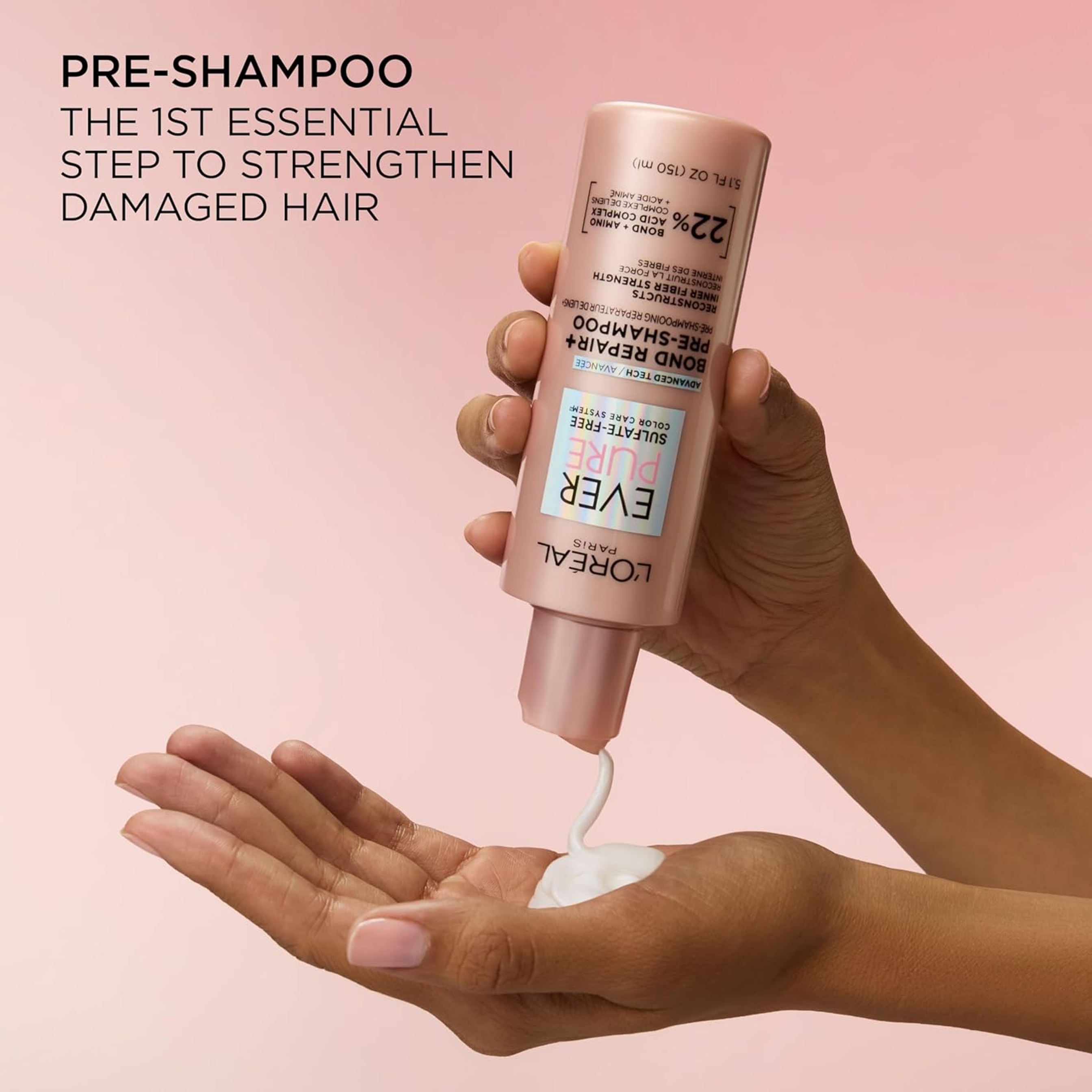 L'Oreal Paris EverPure Bond Repair+ Pre-Shampoo 5.1 fl.oz - Hair Treatment for Color-Treated, Damaged Hair 7