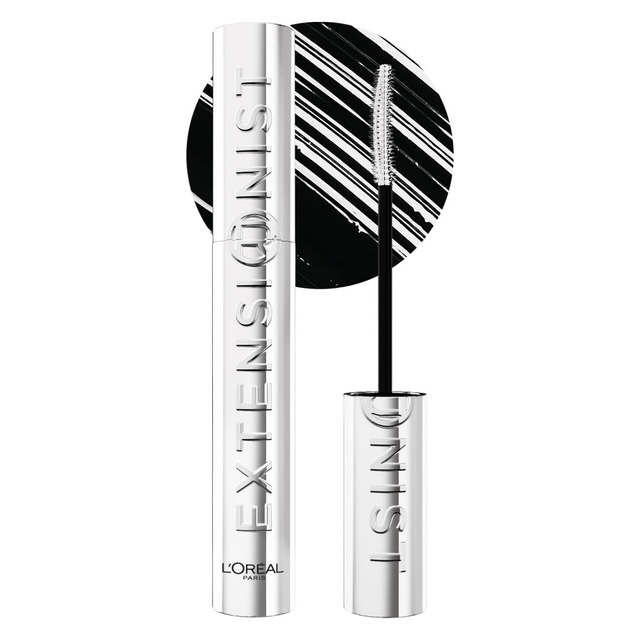 L'Oreal Paris Extensionist Mascara, Blackest Black, 1 Count - Extended Length, Volume & Curl for All Lash Types