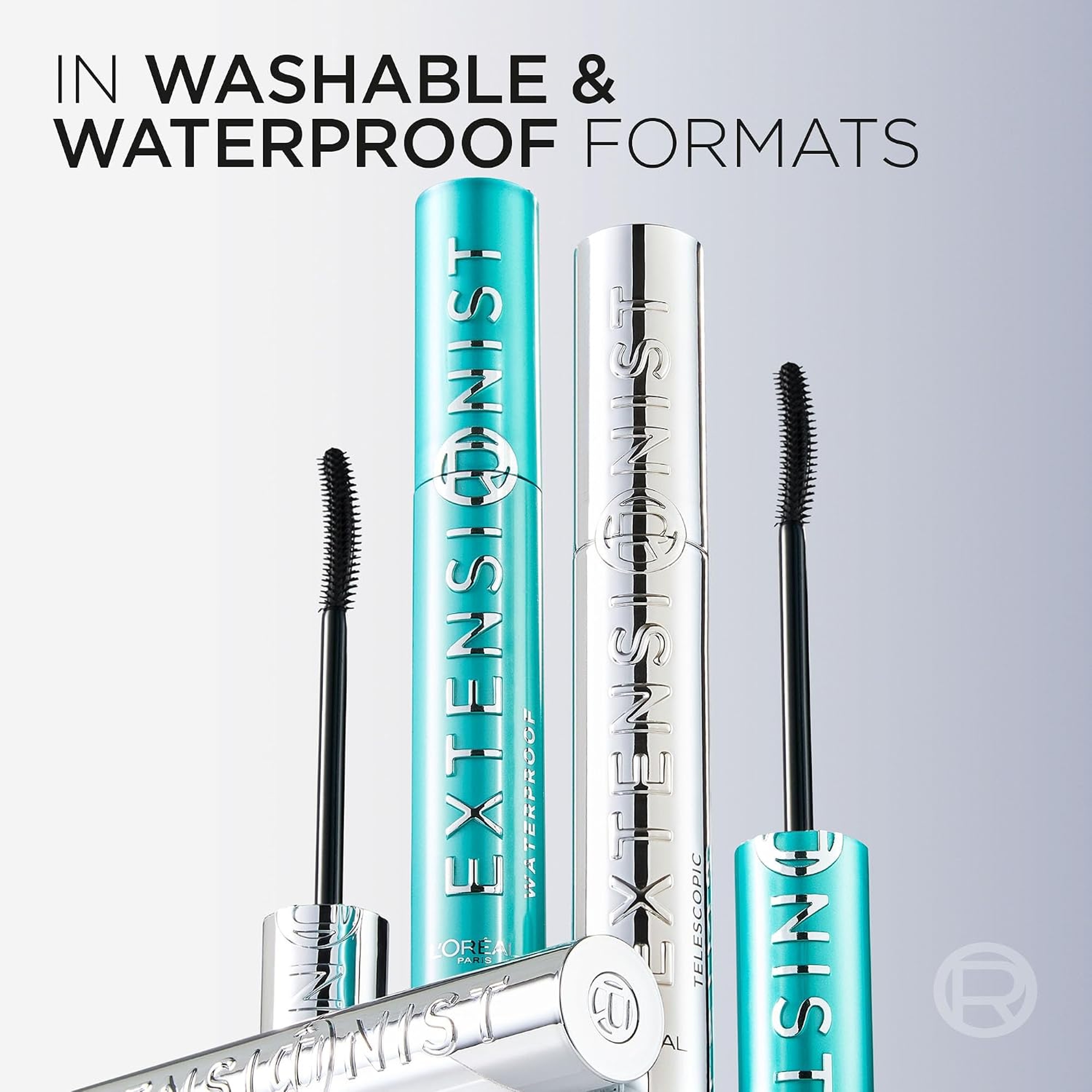 L'Oreal Paris Extensionist Mascara, Blackest Black, 1 Count - Extended Length, Volume & Curl for All Lash Types 8