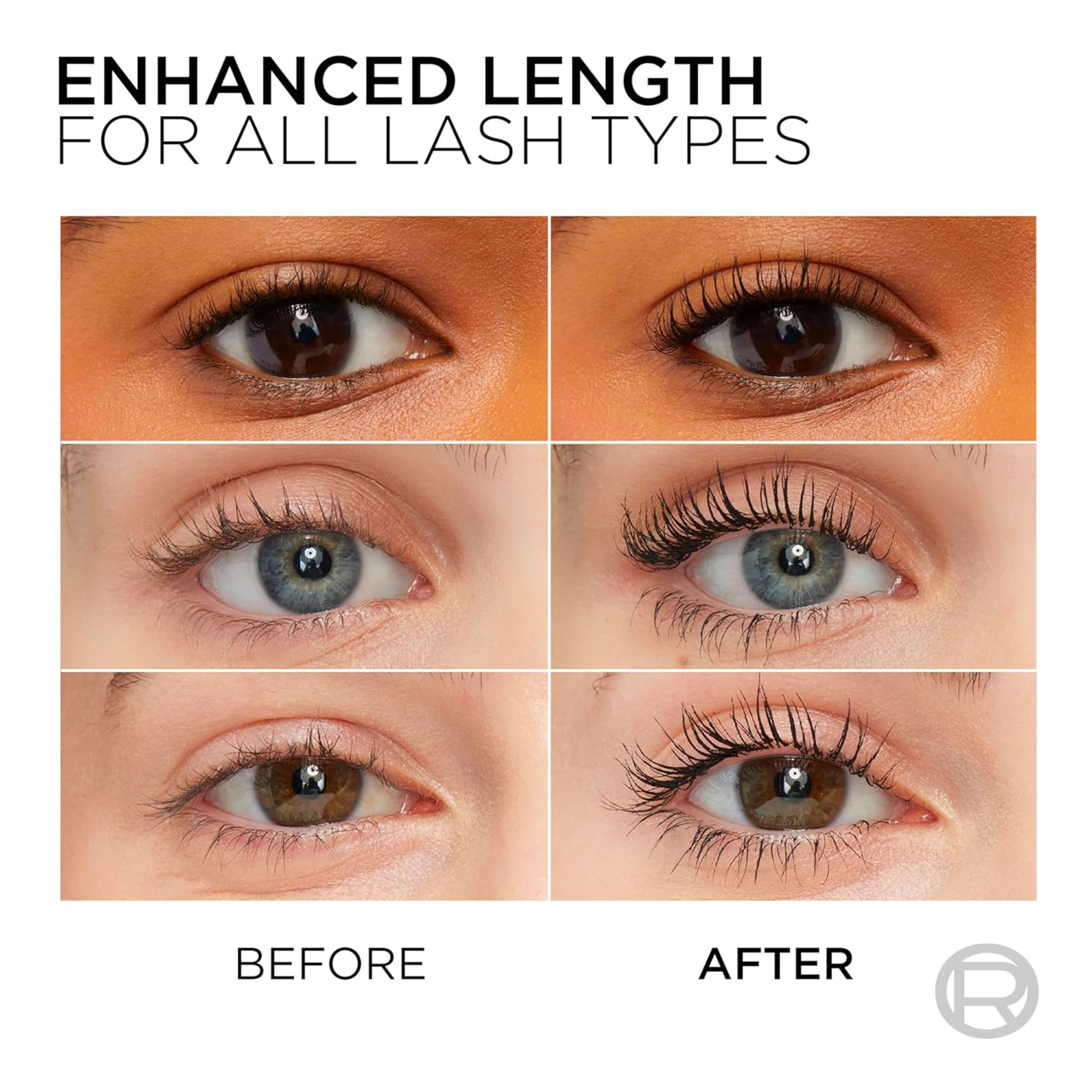 L'Oreal Paris Telescopic Original Lengthening Mascara, Black, 0.27 fl.oz - Enhanced Length for All Lash Types 3