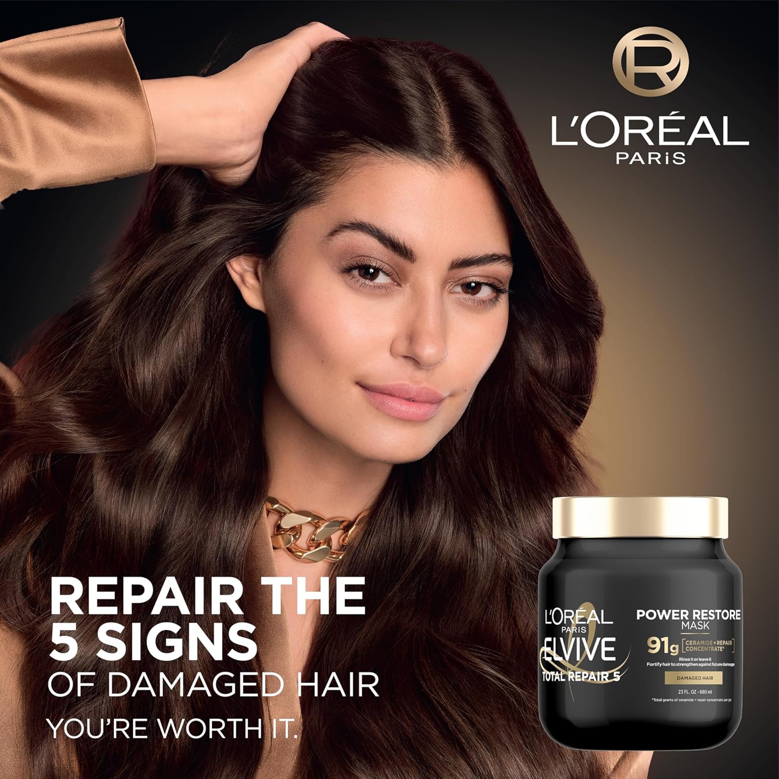 L'Oreal Paris Elvive Total Repair 5 Power Restore Multi-Use Treatment - for Damaged Hair 23 fl.oz 3
