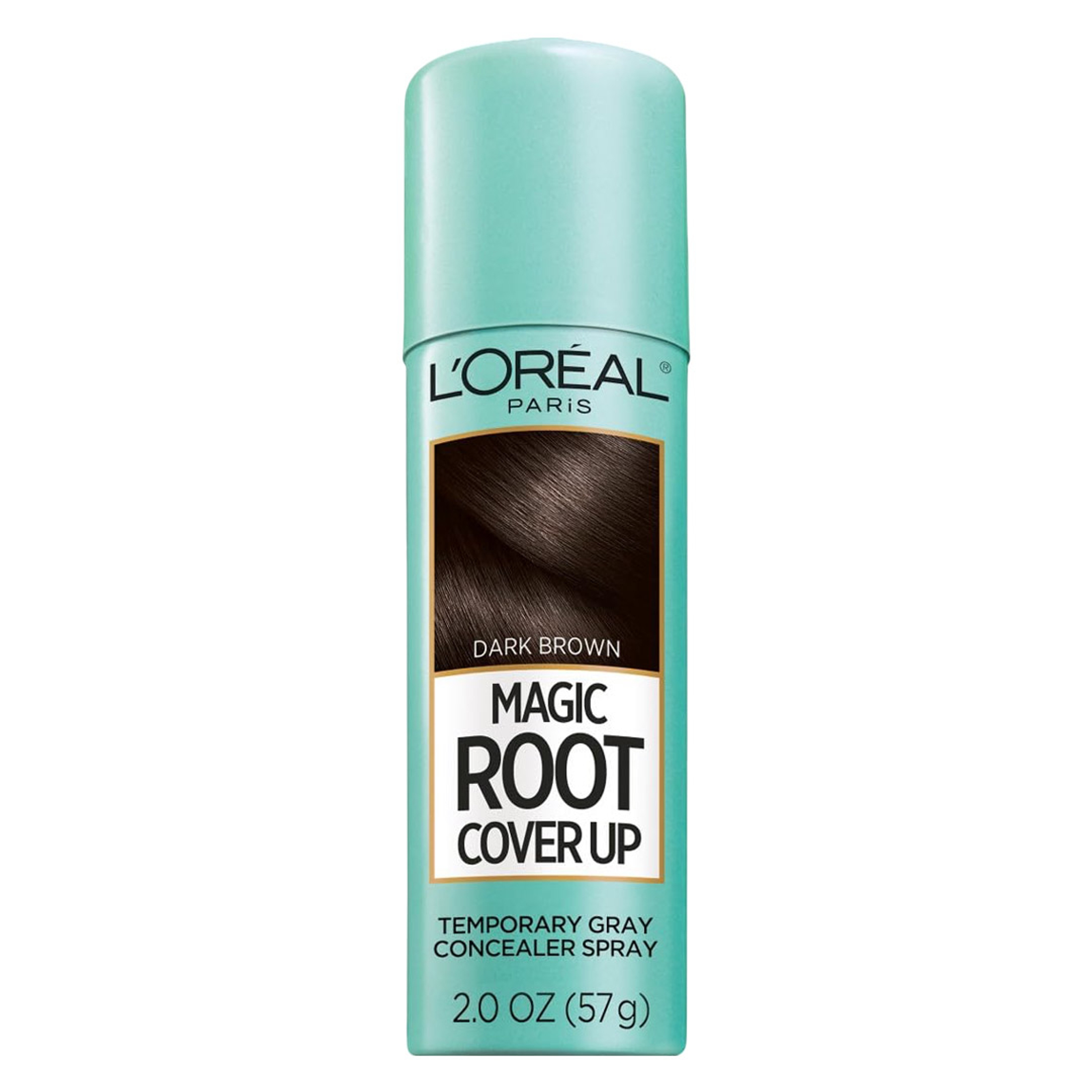 L'Oreal Paris Magic Root Cover Up, Dark Brown, 2 oz - Root Touch-Up Spray for Gray Root Coverage 1