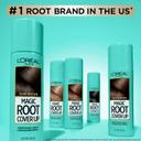L'Oreal Paris Magic Root Cover Up, Dark Brown, 2 oz - Root Touch-Up Spray for Gray Root Coverage 21