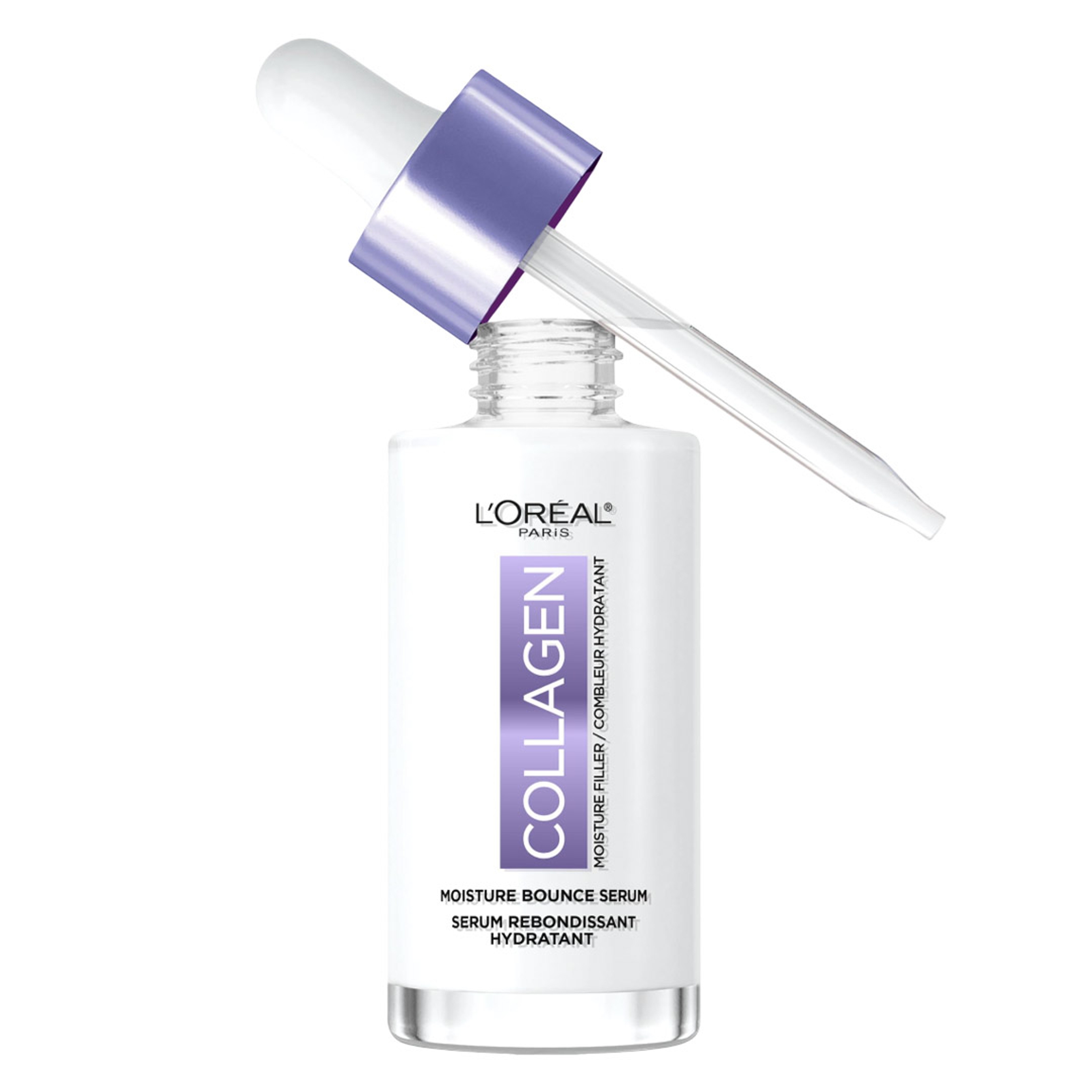 L'Oreal Paris Collagen Moisture Filler Bounce Serum 1 fl.oz - Glow Serum for Hydration & Glass Skin 1