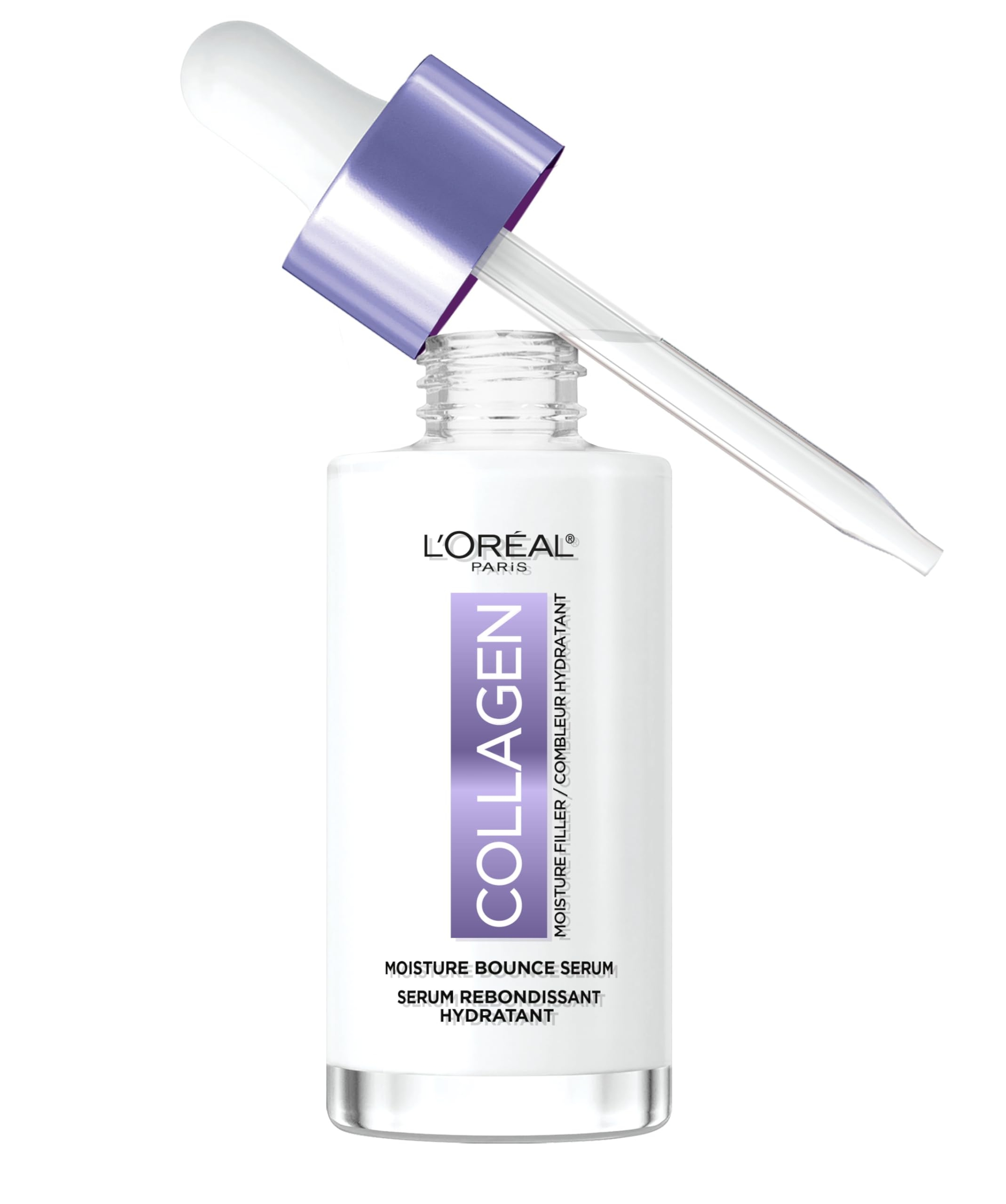 L'Oreal Paris Collagen Moisture Filler Bounce Serum - Glow Serum for Hydration & Glass Skin 1 fl.oz 1