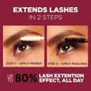L'Oreal Paris Double Extend Beauty Tubes Mascara - Lengthening 2 Step Mascara - Black 2