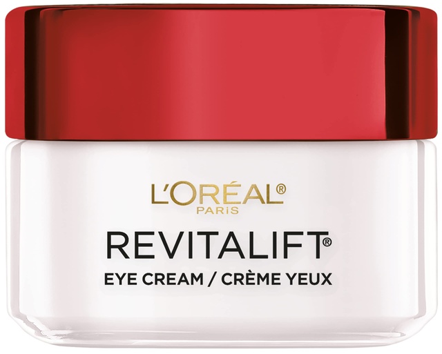 L'Oreal Paris RevitaLift Anti-Wrinkle & Firming Eye Cream - Pro-Retinol Treatment to Reduce Dark Circles 0.5 oz
