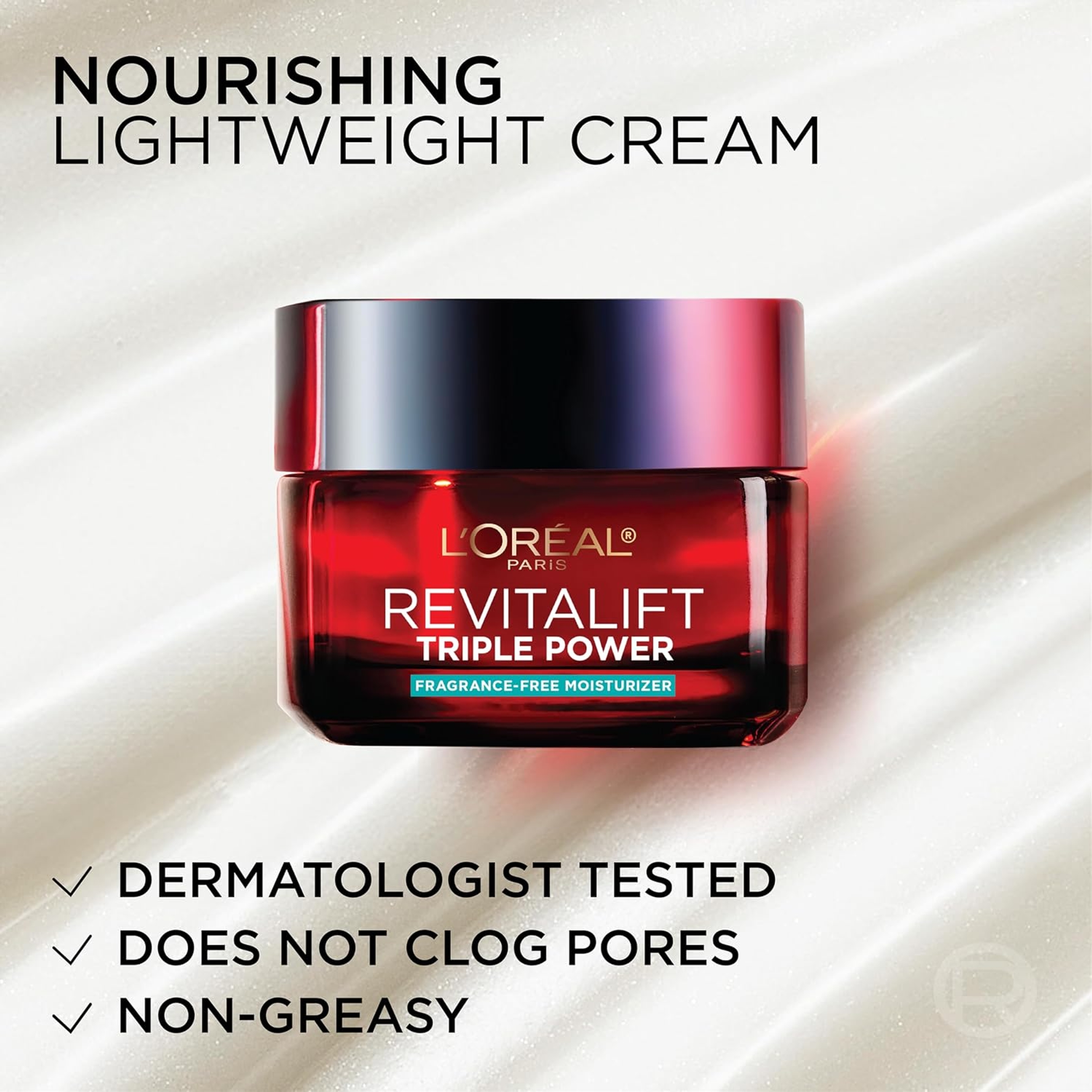 L'Oreal Paris RevitaLift Triple Power Anti-Aging Moisturizer Fragrance-Free - for Wrinkles, Firmness & Brightness 1.7 oz 8