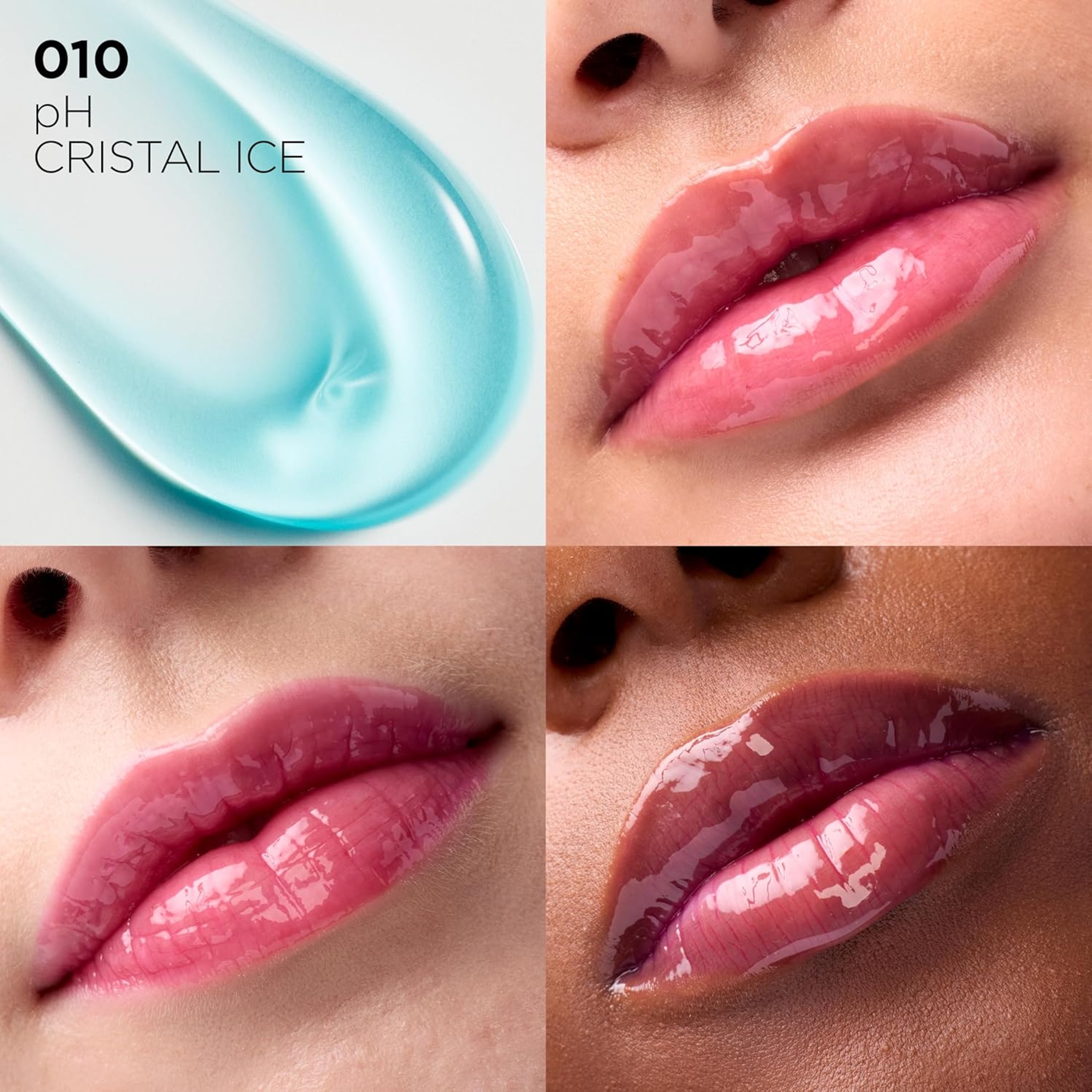 L'Oreal Paris Plump Ambition pH Hyaluron Lip Oil - Color Shifting Lip Tint - 010 pH Cristal Ice 2